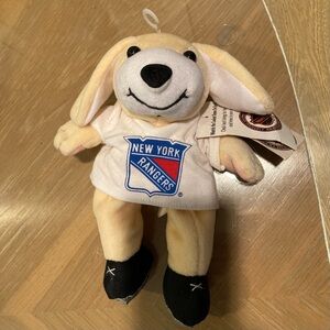NWT NHL NY Rangers ‘Cool Beans’ bean bag toy bunny
